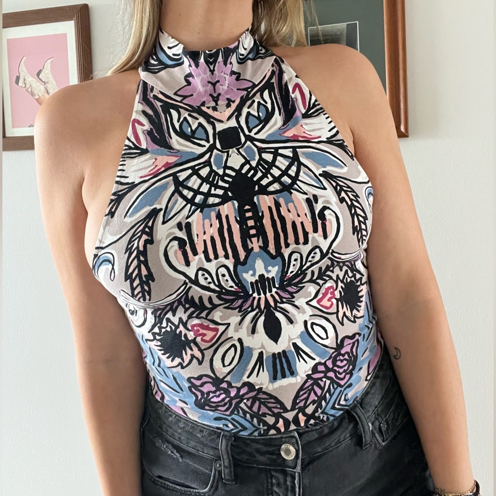 Free People thong bodysuit